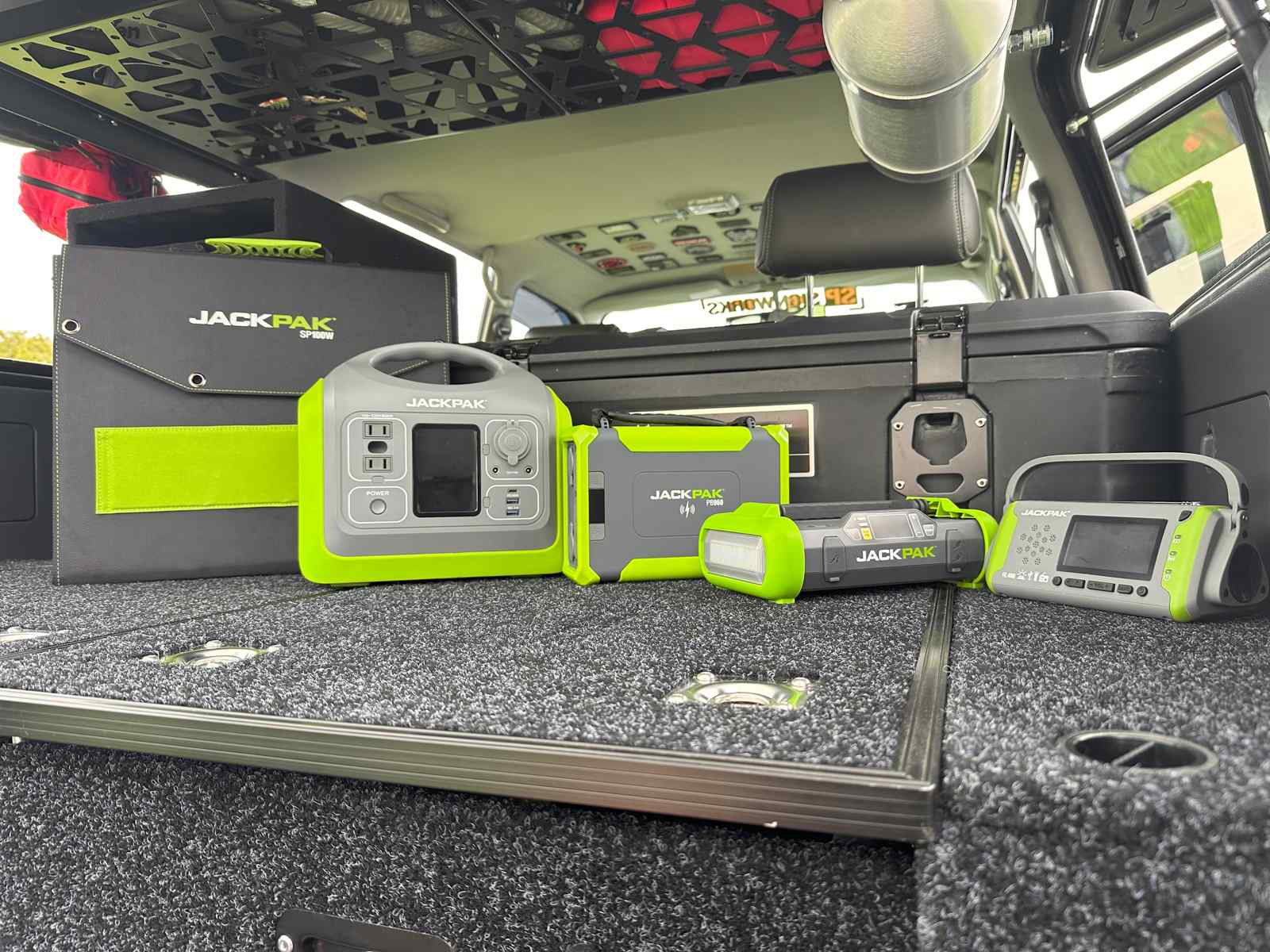 Take JackPak Camping -  Campsite Portable Power and Charging